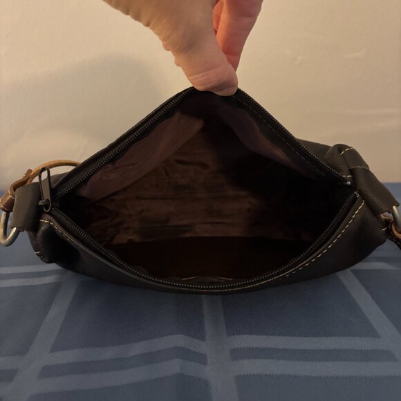 Harley Davidson Brown Leather Mini Shoulder Bag - Picture 8 of 9